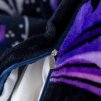 Pohodlné povlečení mikroplyš VIOLET BUTTERFLY tmavě modré pro chladné večery