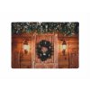 Venkovská rohožka RUSTIC WELCOME s motivem dřevěných dveří