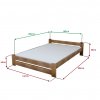 Postel Emily 140 x 200 cm, dub
