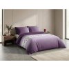 Fialové bavlněné povlečení NAVIRI s moderním vzorem