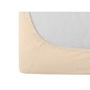 Jersey prostěradlo světle béžové 90 x 200 cm s perfektním střihem