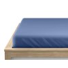Modré jersey prostěradlo s lycrou 90x200 cm – univerzální a pružné