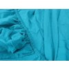 Kvalitní jersey prostěradlo s lycrou 90 x 200 cm v tyrkysové barvě
