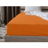 Jersey prostěradlo s lycrou oranžové 90 x 200 cm na jednolůžko