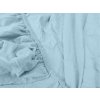 Pružné světle modré jersey prostěradlo s lycrou 90 × 200 cm – hebký materiál