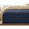 Jersey prostěradlo s lycrou námořnicky modré 180 × 200 cm – elegantní a pohodlné