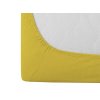 Napínací jersey prostěradlo žluté 180 x 200 cm na vysokou matraci