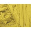 Hebké žluté jersey prostěradlo 180 x 200 cm do každé ložnice