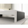Designová postel IKAROS 90 x 200 cm antracit/bílá s pevnou konstrukcí