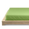 Napínací prostěradlo jersey zelené 90 x 200 cm s lycrou