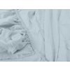 Pružné stříbrné jersey prostěradlo s lycrou 90 × 200 cm – jemné a kvalitní