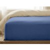 Jersey prostěradlo s lycrou modré 180 × 200 cm – klasická barva a pohodlí