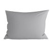 Šedý krepový povlak na polštář STANDO 70x90 cm do ložnice