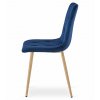 Sametová jídelní židle LIBRA modrá – styl a komfort v jednom