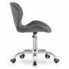 AKCE Šedé kancelářské křeslo AVOLA VELVET II. jakost