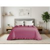 Elegantní Přehoz na postel MONTEGO, tmavě růžový pro moderní ložnici