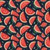 Barevné skládací lehátko SAND MELON s originálním potiskem