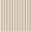 Hnědé skládací lehátko SAND STRIPES s elegantním pruhovaným vzorem