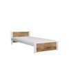 Postel IKAROS 80 x 200 cm, bílá/dub artisan