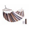 Houpací síť ZENVIO COMFORT 200x80 cm hnědá s taškou zdarma