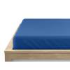 Kvalitní jersey prostěradlo modré 90 x 200 cm s gumou