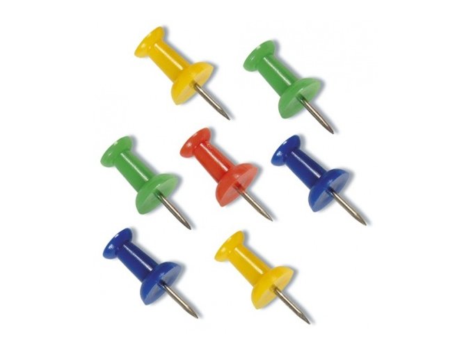 Špendlík barevný váleček 435 25 ks