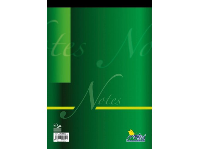 Poznámkový blok šitý A7 čtvereček