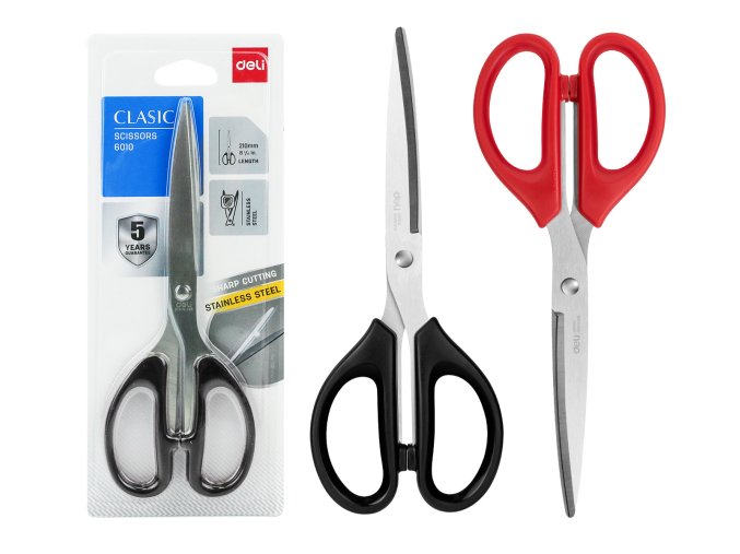 Nůžky 210mm DELI E6010 mix