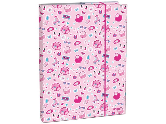 Box na sešity A4 Pinky