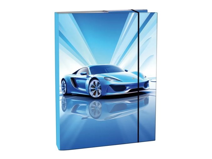 stil box na sesity a4 blue car