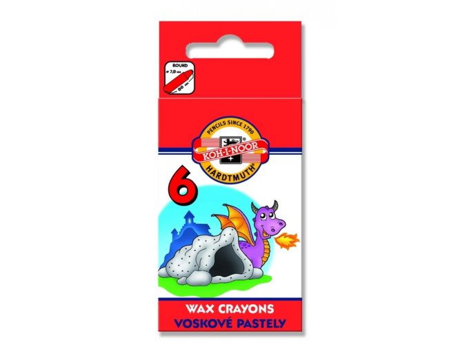 koh inor 6 voskove pastely