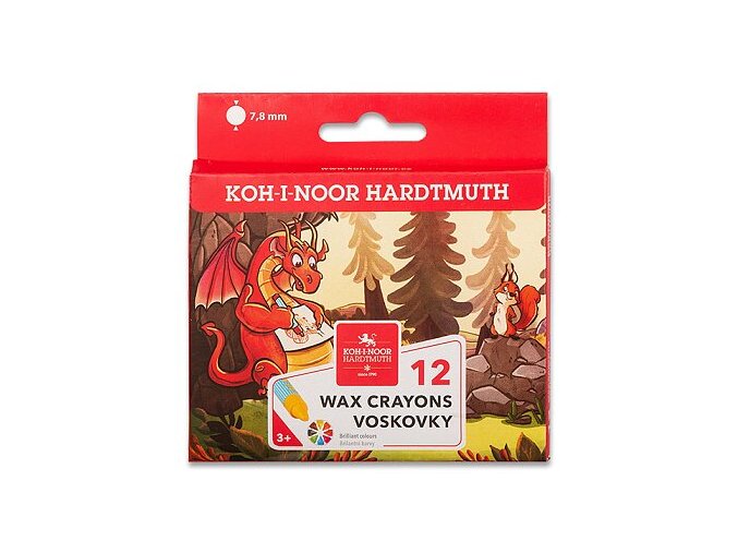 voskovky koh i noor 12 barev