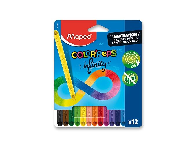 Pastelky Maped Color'Peps Infinity 12 barev