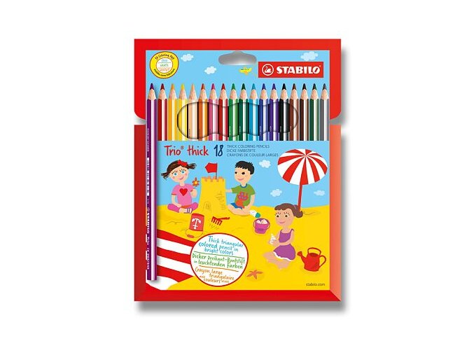 Pastelka STABILO Trio 18 barev