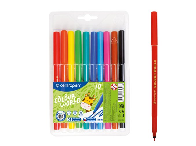Fixy Centropen 10 barev
