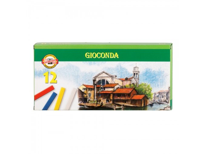 Křídy mastné Gioconda sada 12 barev