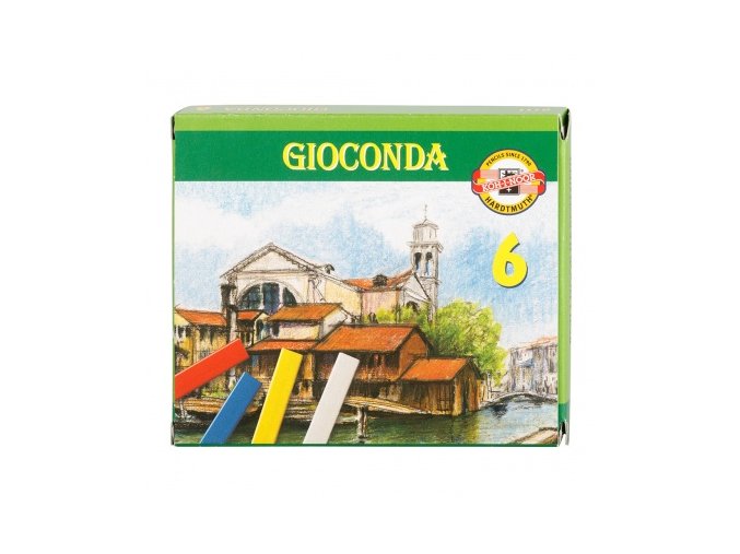 Křídy mastné Gioconda sada 6 barev