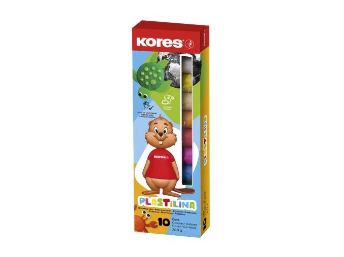 modelína kores 10 barev