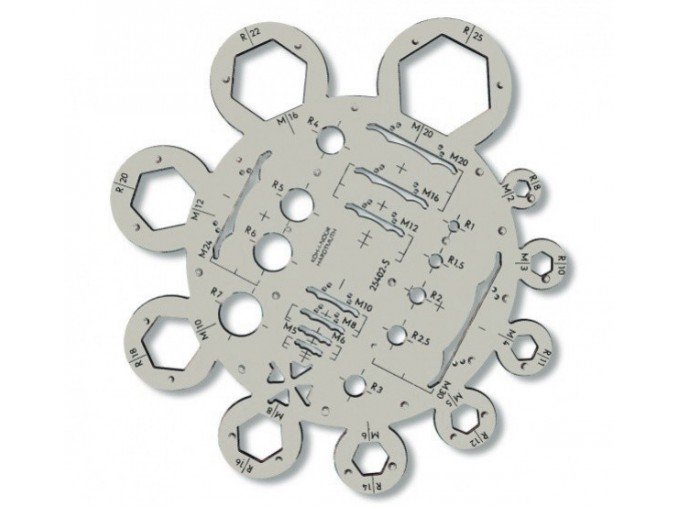 Šablona maticová kouřová