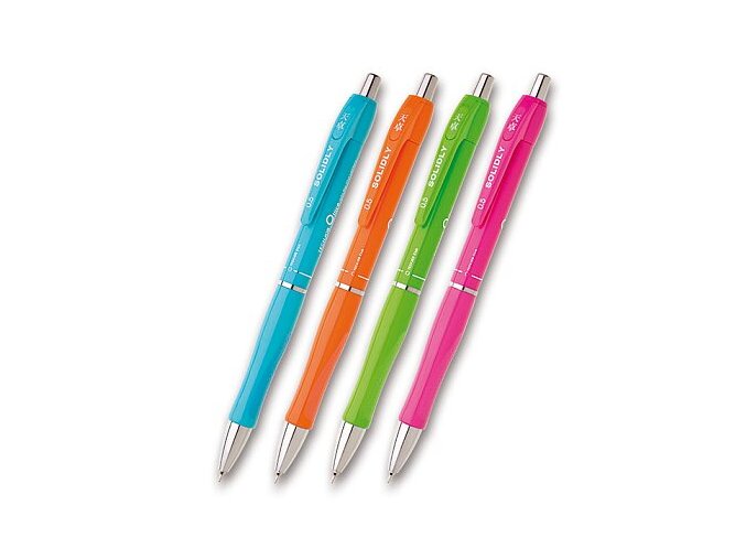 Kuličkové pero Solidly Neon 204 mix barev