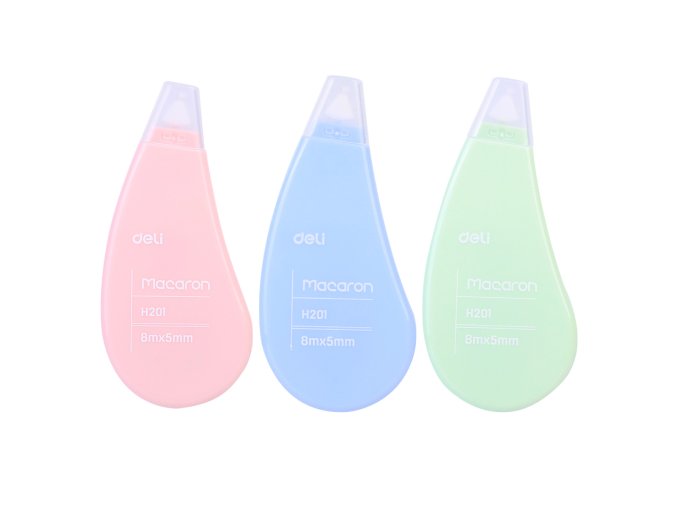 Korekční strojek 5mm x 8m MACARON DELI EH20101 mix