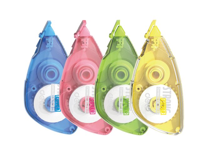 Korekční strojek 5mm x 8m DELI E8110A mix