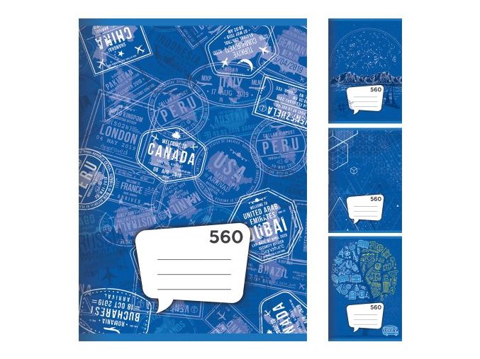 sesit a5 60 listovy cisty 560