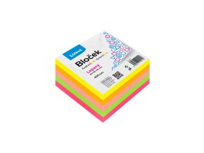Bloček KOSTKA barevná NEON 85 x 85 x 40mm lepená LUMA