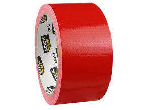 Lepící páska textilní 48mm x 20m červená DELI EA618