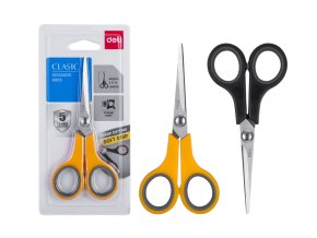 Nůžky 140mm LUX DELI E6005 mix