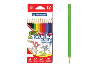 Centropen pastelky trojhranne 12 ks