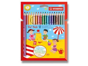 Pastelka STABILO Trio 18 barev