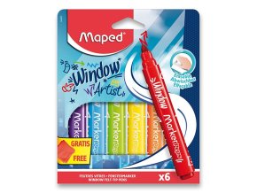 Dětské fixy Maped Window na sklo