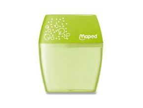 Ořezávátko Maped Shaker s odpadní nádobkou 2 otvory, mix barev